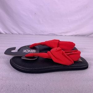 SANUK Yoga Army Red Sling 2 Sandals